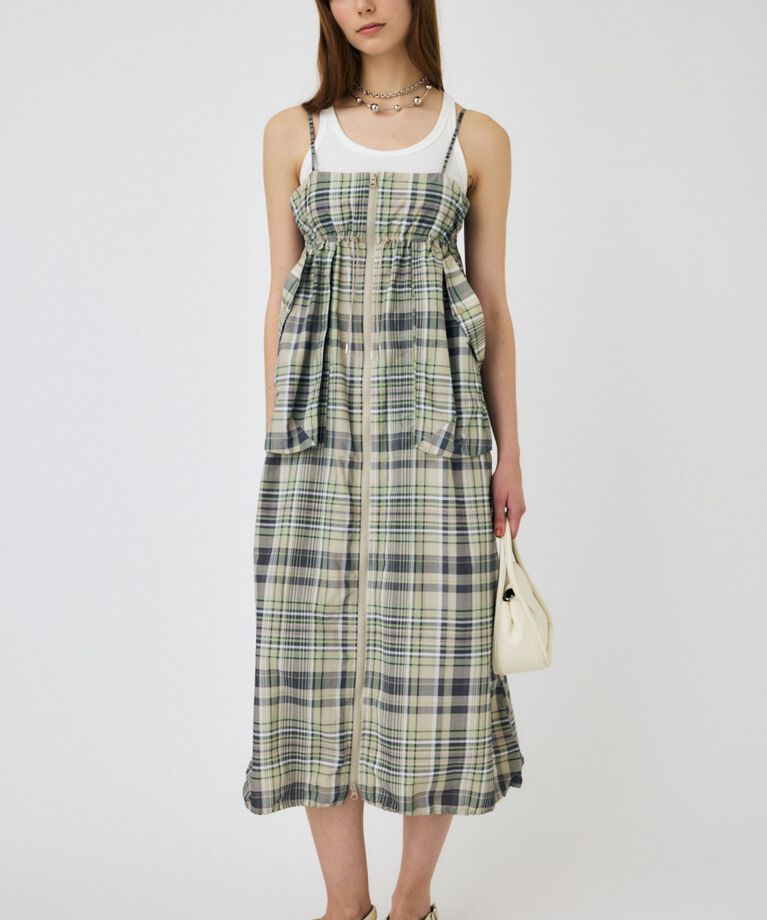 MOUSSY「MILITARY CAMI ドレス」|ワンピース|