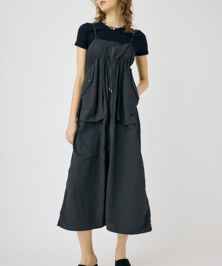 MOUSSY「MILITARY CAMI ドレス」|ワンピース|D/GRY3