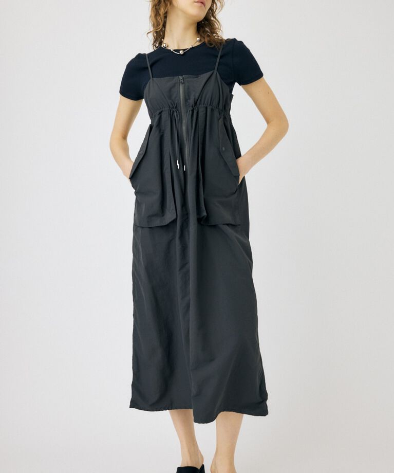 MOUSSY「MILITARY CAMI ドレス」|ワンピース|
