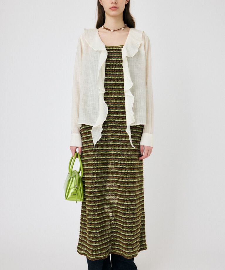 MOUSSY「MIX COLOR CROCHET ワンピース」|ワンピース|