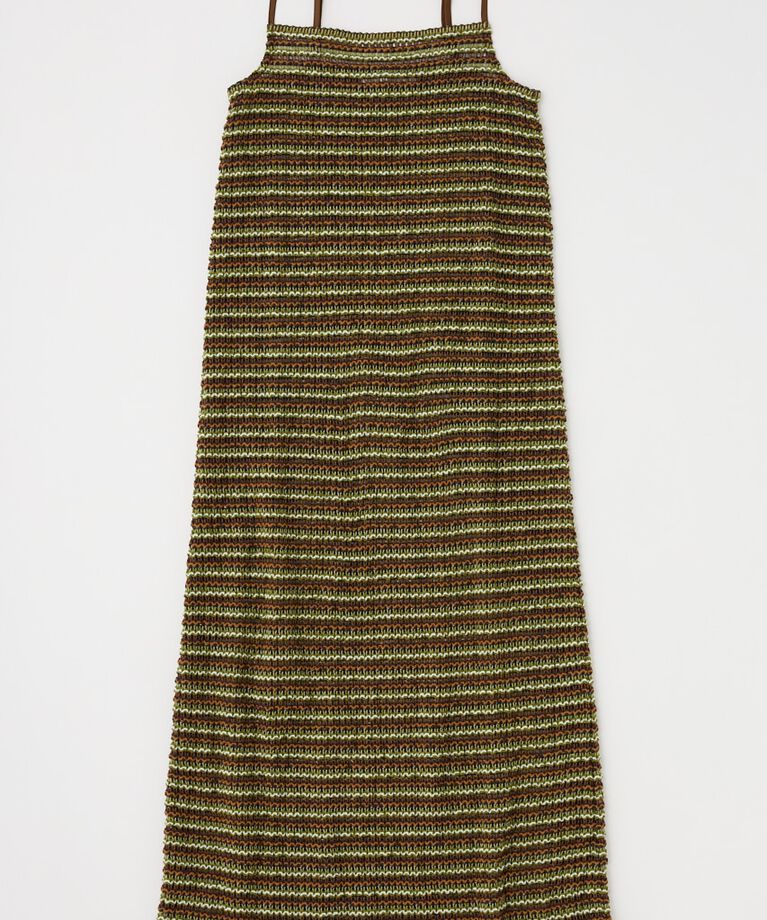 MOUSSY「MIX COLOR CROCHET ワンピース」|ワンピース|