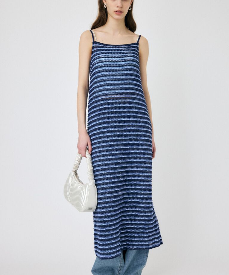 MOUSSY「MIX COLOR CROCHET ワンピース」|ワンピース|BLU