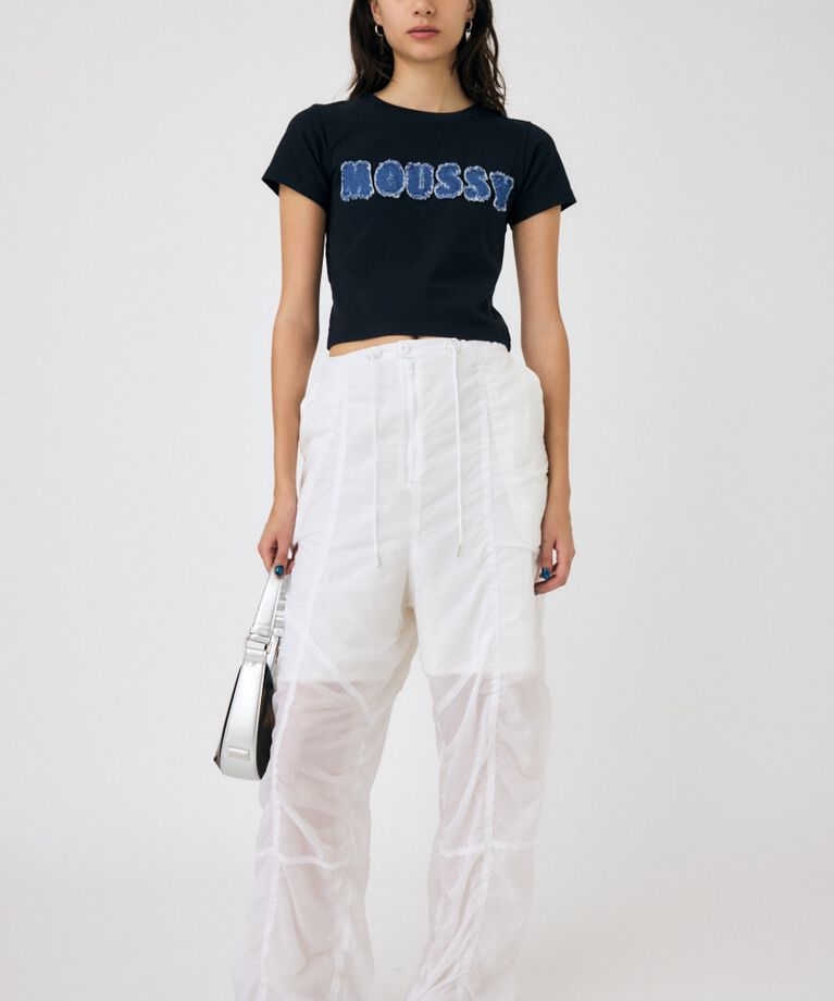 MOUSSY「SHEER MILITARY LOOSE パンツ」|その他|WHT