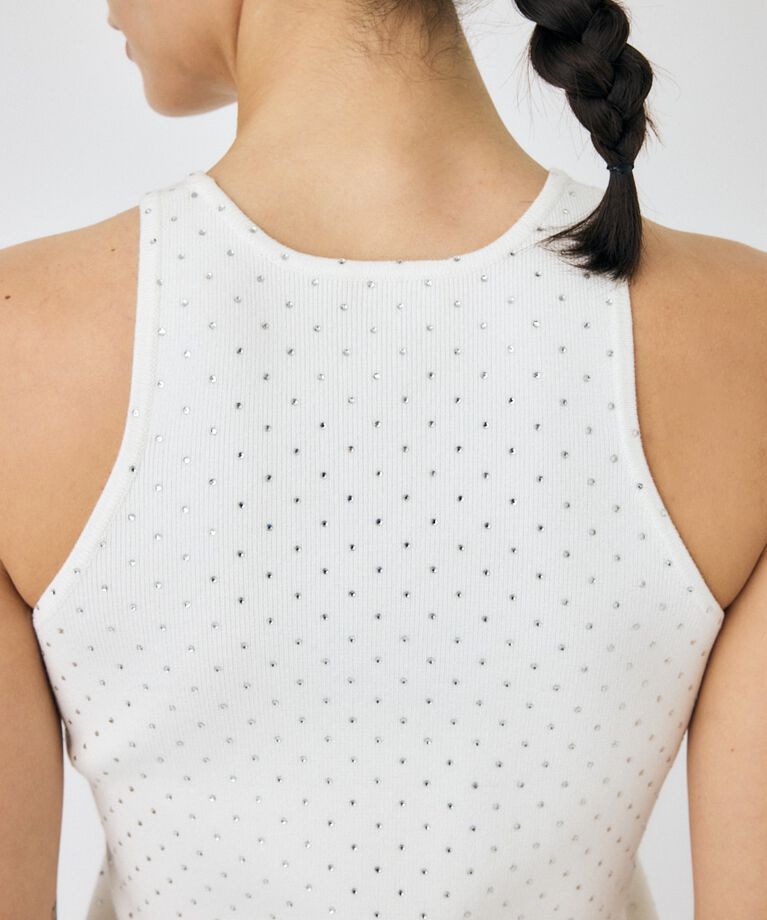 MOUSSY「RHINESTONE タンク」|タンクトップ|