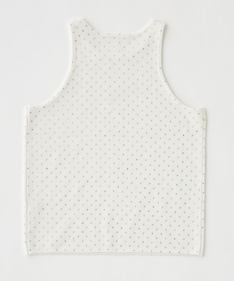 MOUSSY「RHINESTONE タンク」|タンクトップ|