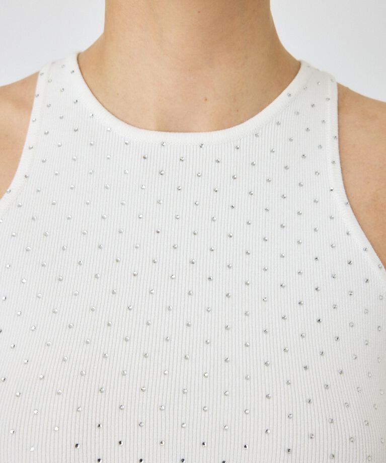 MOUSSY「RHINESTONE タンク」|タンクトップ|