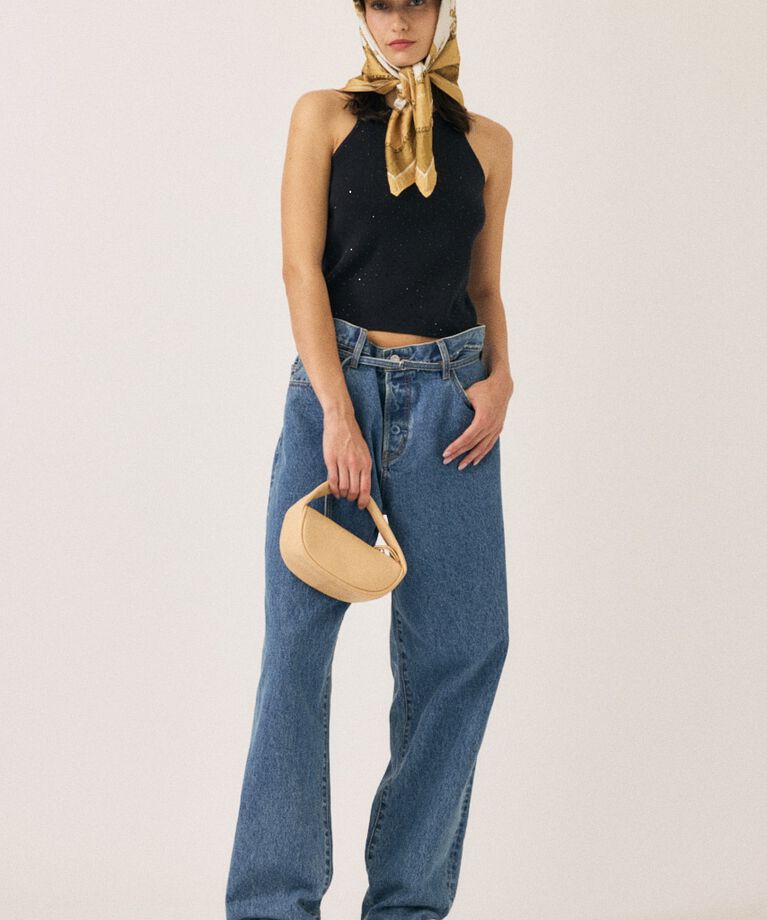 MOUSSY「RHINESTONE タンク」|タンクトップ|