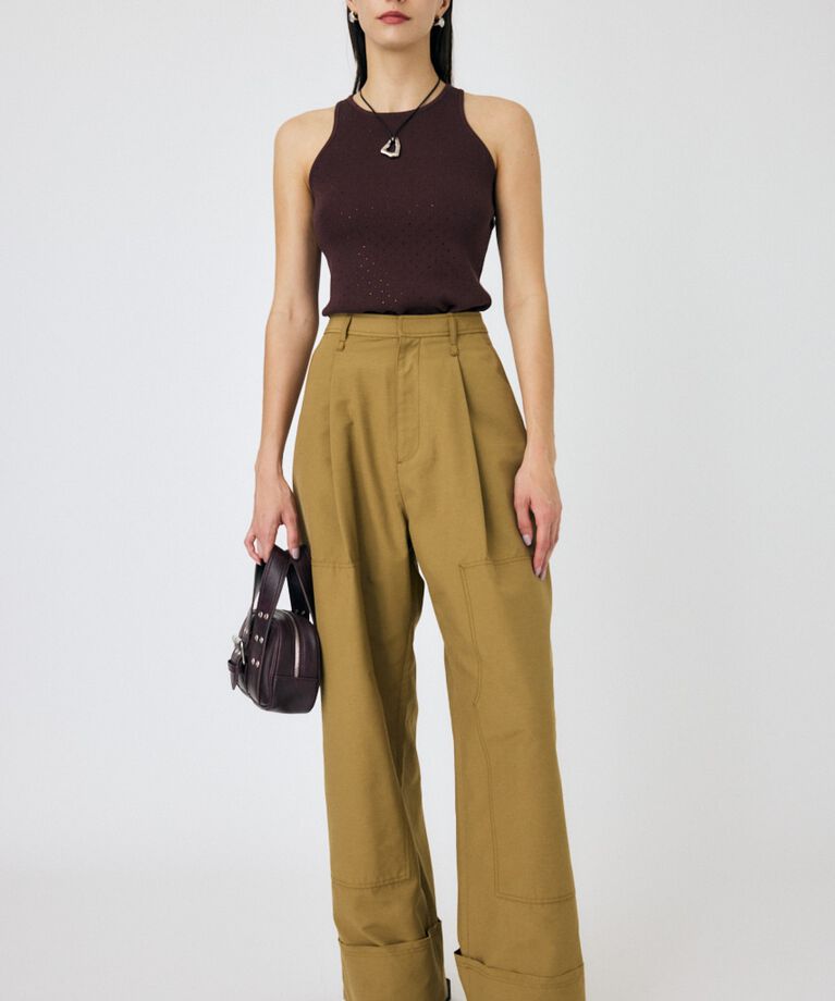 MOUSSY「RHINESTONE タンク」|タンクトップ|