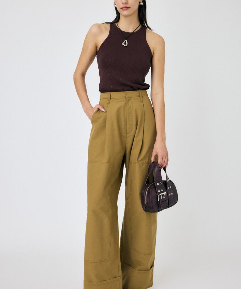 MOUSSY「RHINESTONE タンク」|タンクトップ|