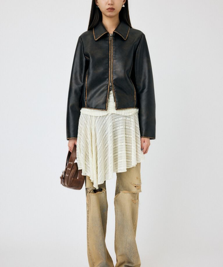 MOUSSY「ASYMMETRIC HEM LACY スカート」|スカート|