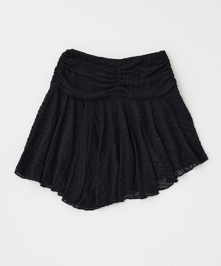 MOUSSY「ASYMMETRIC HEM LACY スカート」|スカート|