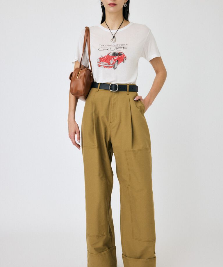 MOUSSY「DAD’S CAR Tシャツ」|Tシャツ・カットソー|