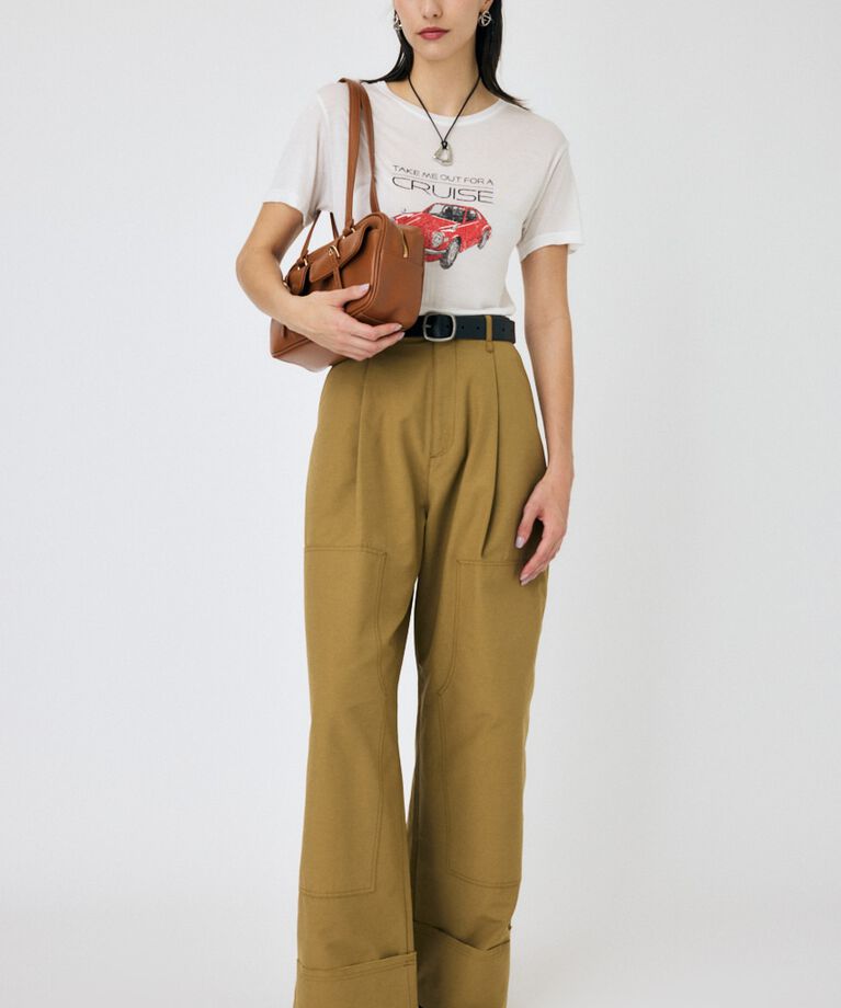 MOUSSY「DAD’S CAR Tシャツ」|Tシャツ・カットソー|