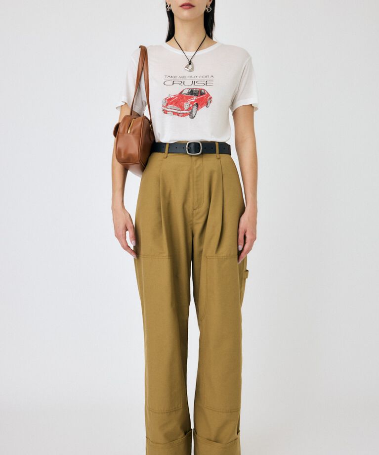 MOUSSY「DAD’S CAR Tシャツ」|Tシャツ・カットソー|