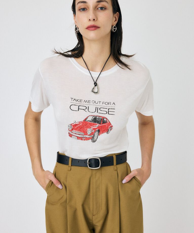 MOUSSY「DAD’S CAR Tシャツ」|Tシャツ・カットソー|