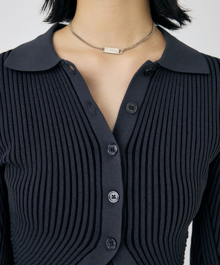 MOUSSY「RIB KNIT カーディガン&キャミ」|ニット・セーター|