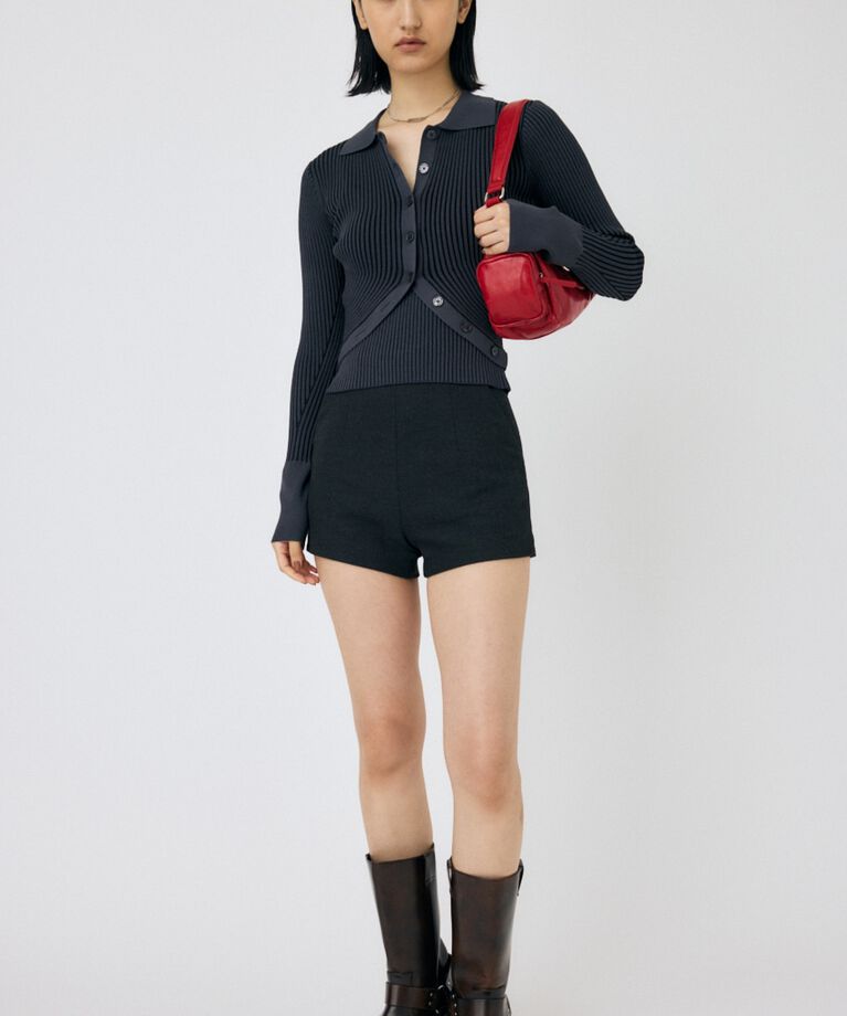 MOUSSY「RIB KNIT カーディガン&キャミ」|ニット・セーター|