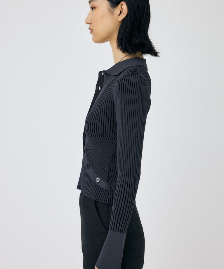 MOUSSY「RIB KNIT カーディガン&キャミ」|ニット・セーター|