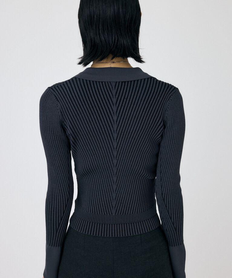 MOUSSY「RIB KNIT カーディガン&キャミ」|ニット・セーター|