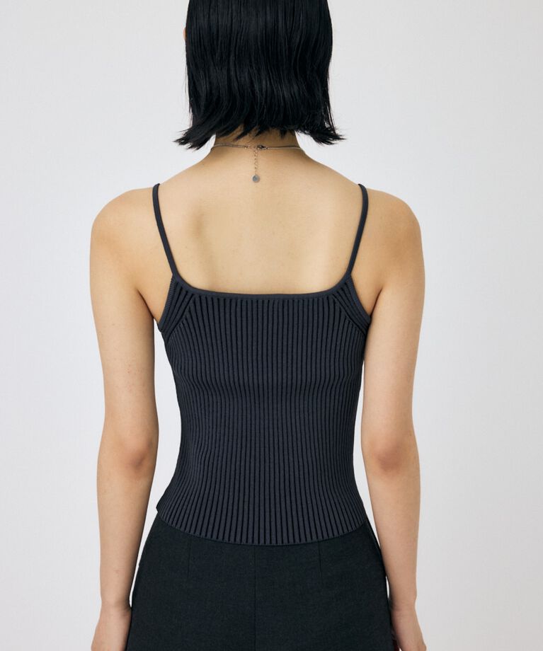 MOUSSY「RIB KNIT カーディガン&キャミ」|ニット・セーター|