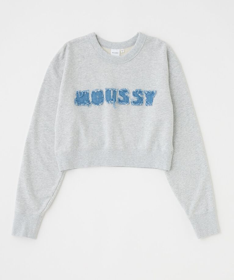 MOUSSY「PATCH DENIM MOUSSY プルオーバー」|パーカー|