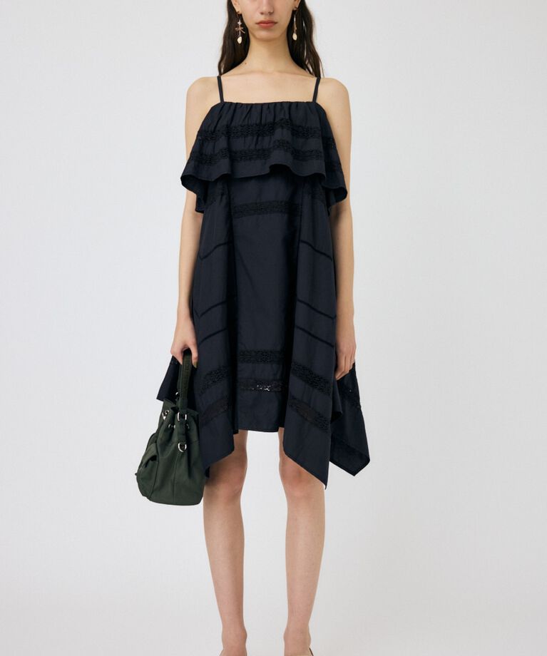 MOUSSY「RUFFLED MINI ドレス」|ワンピース|