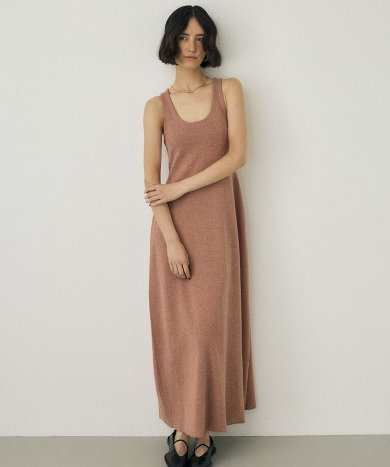 MOUSSY「ノースリーブニットワンピース　オーガニックコットン使用」|ワンピース|L/ORG1