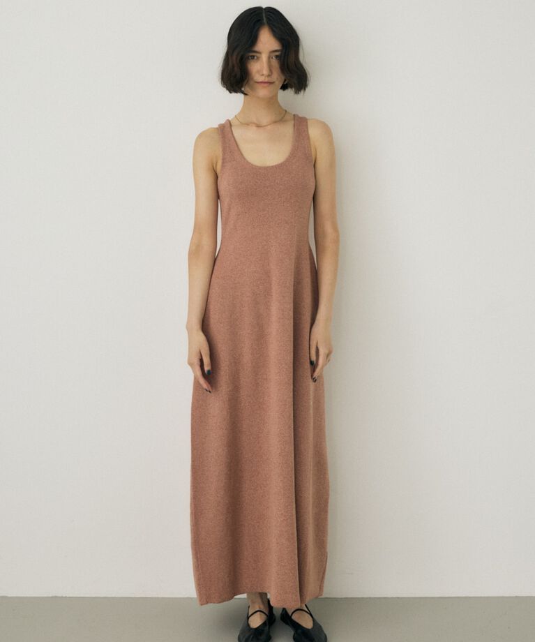 MOUSSY「ノースリーブニットワンピース　オーガニックコットン使用」|ワンピース|