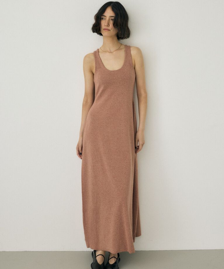 MOUSSY「ノースリーブニットワンピース　オーガニックコットン使用」|ワンピース|