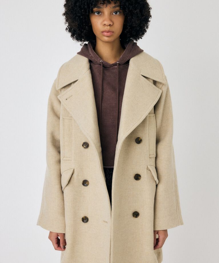 MOUSSY「DOUBLE BREASTED ミドルコート」|その他|