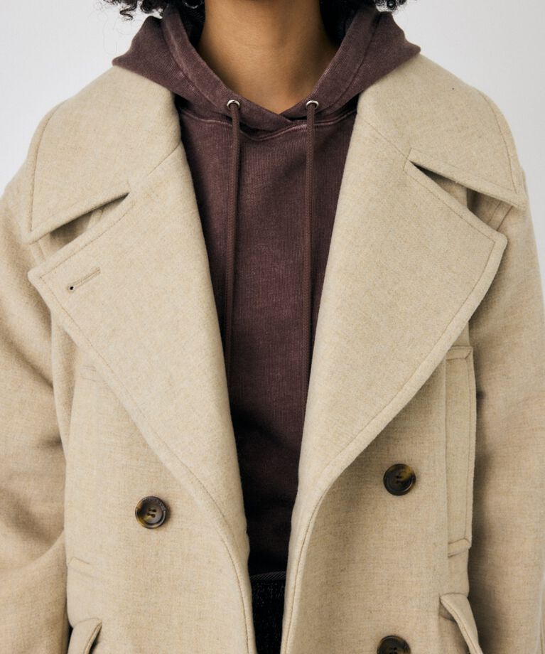 MOUSSY「DOUBLE BREASTED ミドルコート」|その他|
