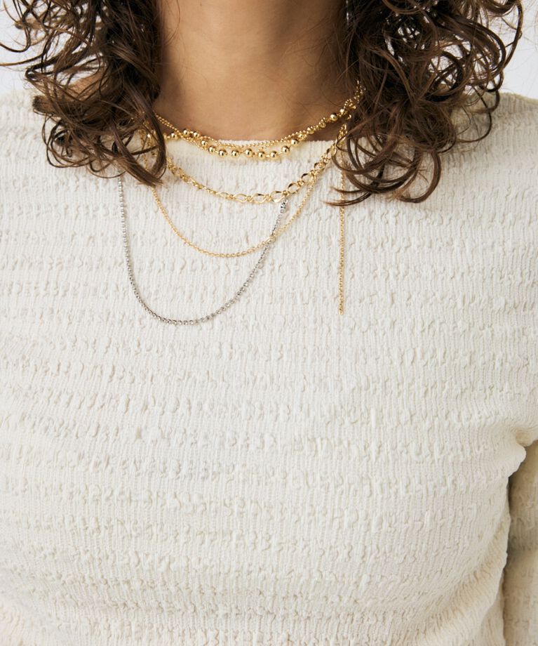 MOUSSY「SLEEVE RIBBON トップス」|Tシャツ・カットソー|