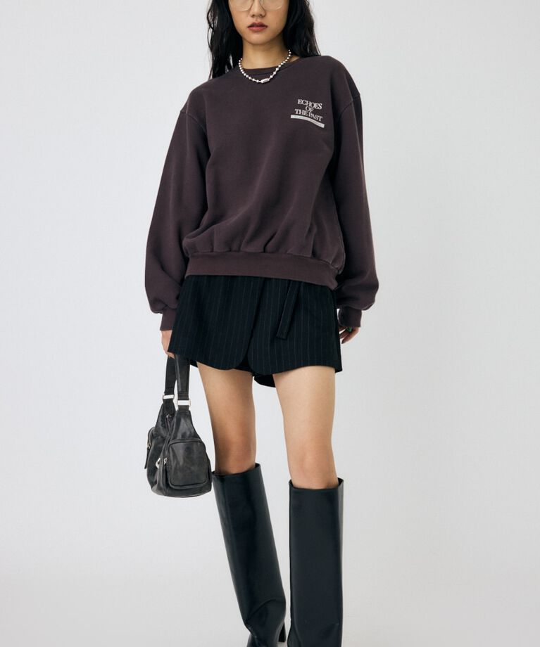 MOUSSY「BELTED MINI キュロット」|その他|BLK
