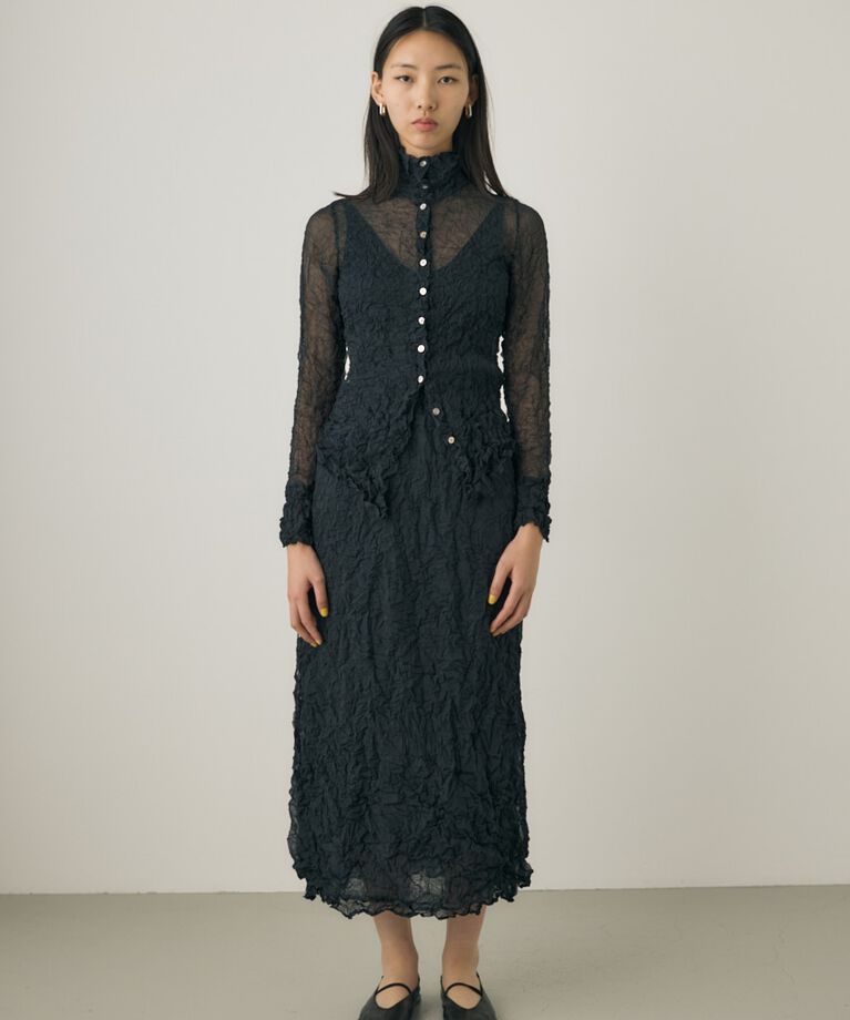 MOUSSY「リンクル2WAYスカート　リサイクルポリエステル使用」|スカート|BLK