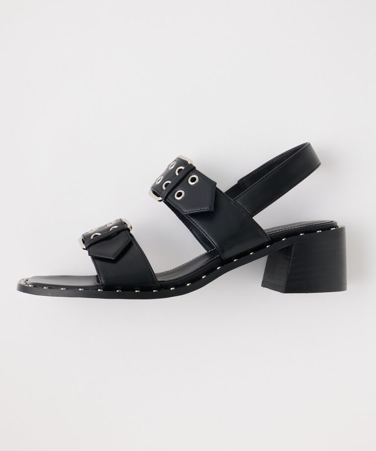 MOUSSY「W BUCKLE STRAP サンダル」|サンダル|
