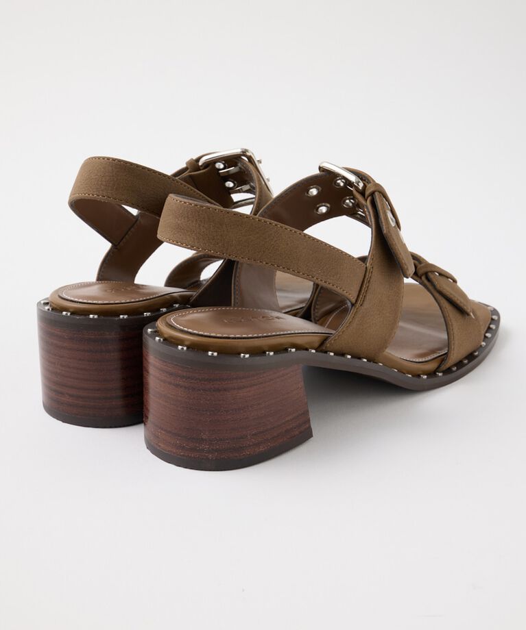 MOUSSY「W BUCKLE STRAP サンダル」|サンダル|