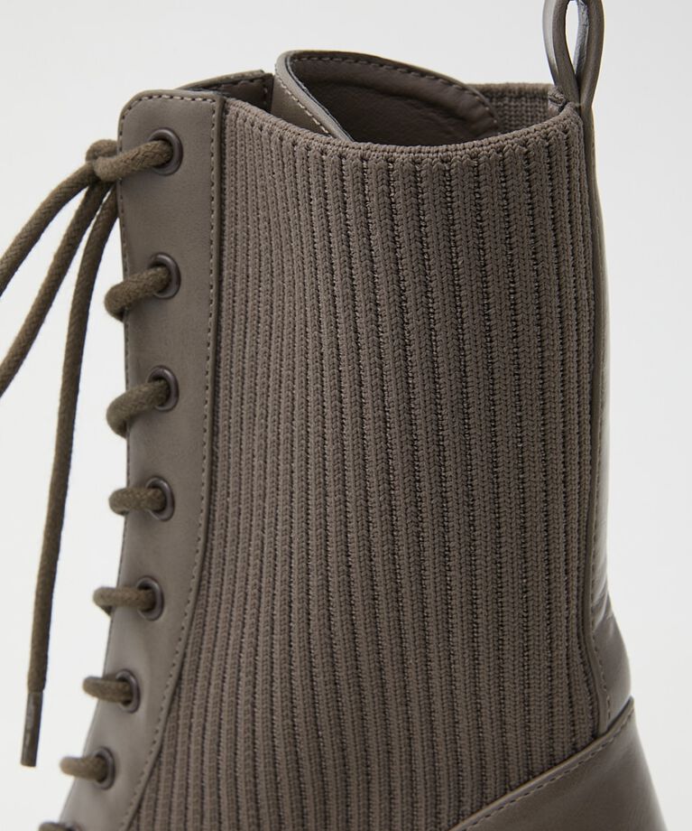 rienda「レースUP Knitショートブーツ」|その他|