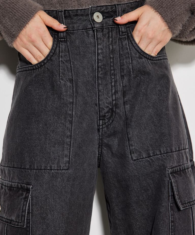 rienda「オーバーポケットJW DENIM PT」|デニム|