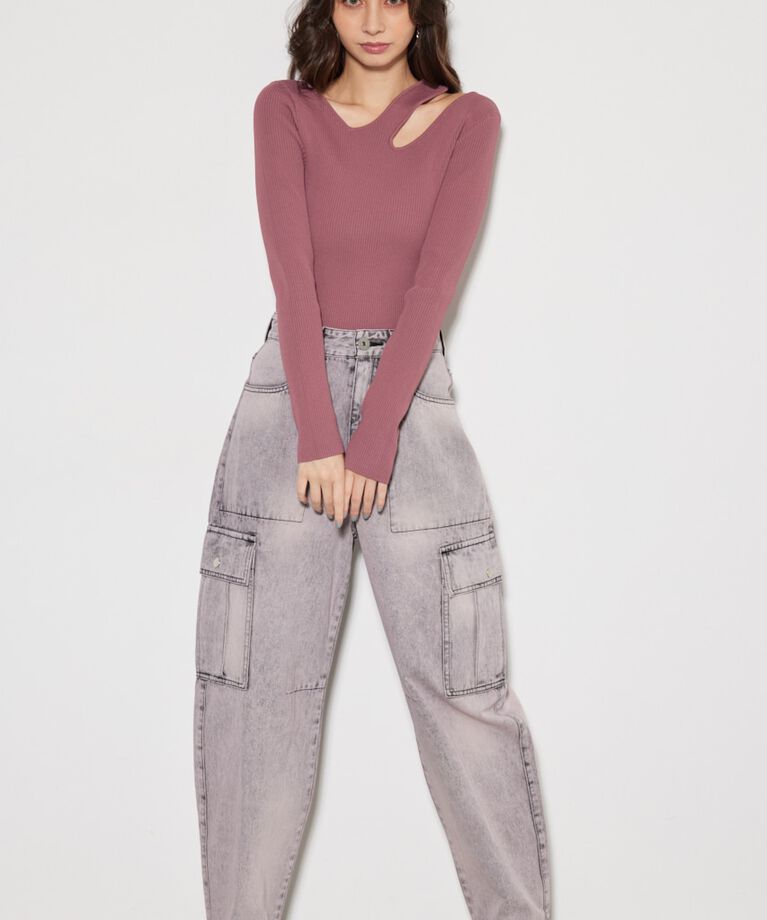 rienda「オーバーポケットJW DENIM PT」|デニム|