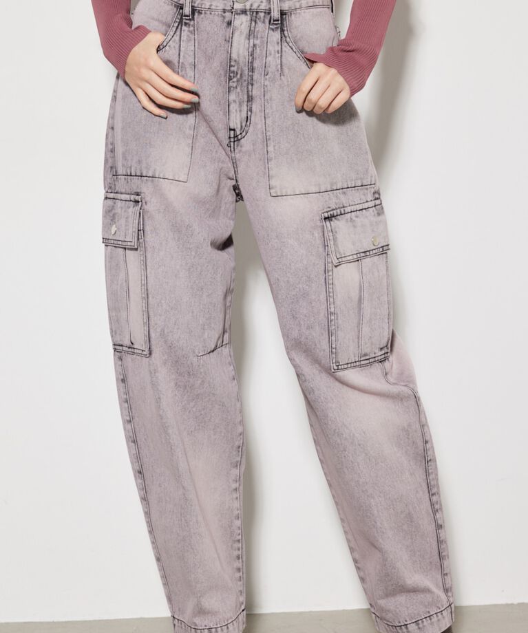 rienda「オーバーポケットJW DENIM PT」|デニム|