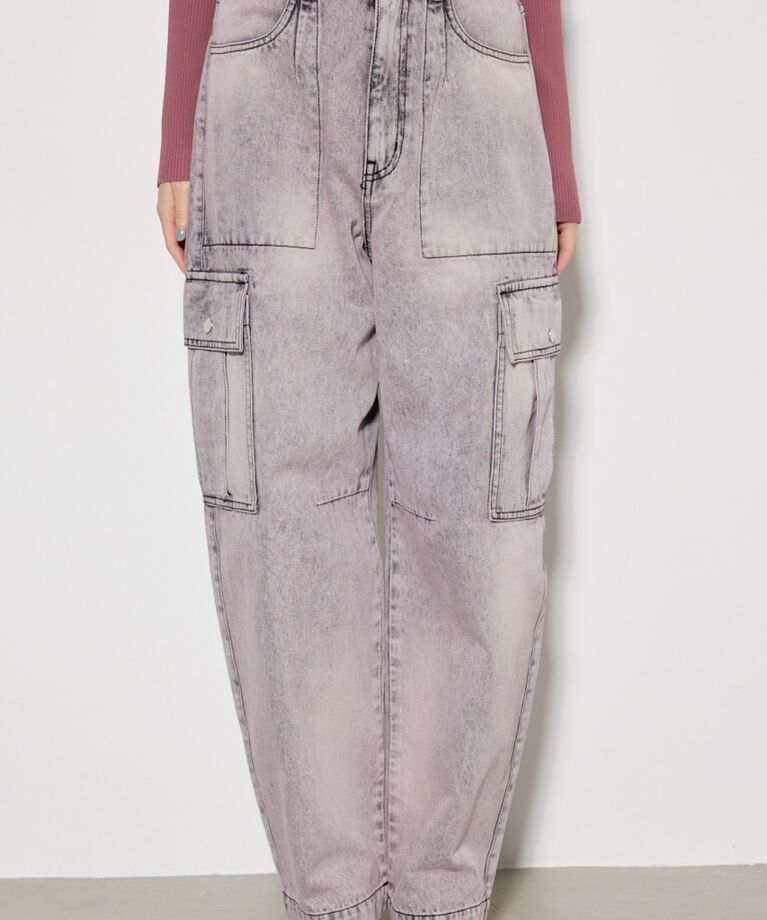 rienda「オーバーポケットJW DENIM PT」|デニム|
