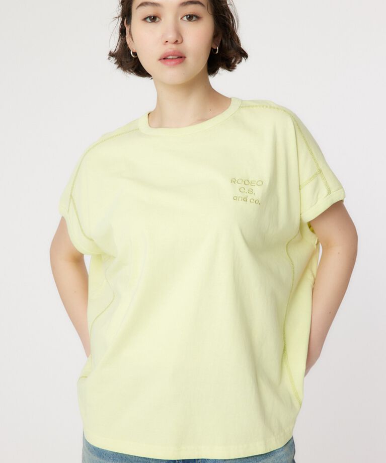 RODEO CROWNS「RCS加工カラートップス」|Tシャツ・カットソー|L/YEL1