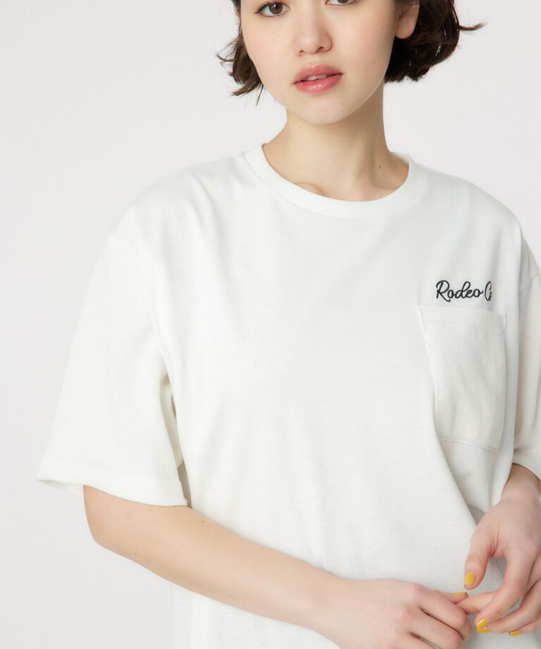 RODEO CROWNS「ドッキングロゴニットワンピース」|ワンピース|