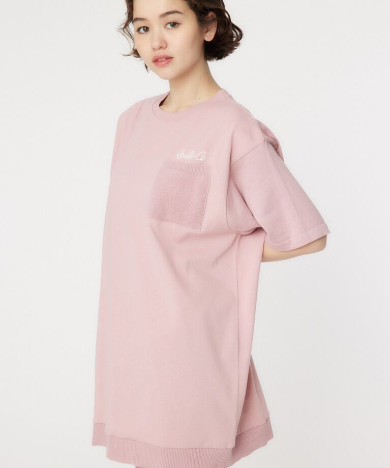 RODEO CROWNS「ドッキングロゴニットワンピース」|ワンピース|S.Pink