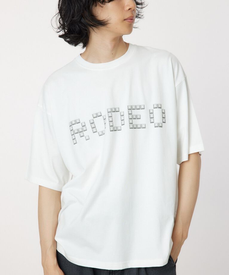RODEO CROWNS「スタッズライクTシャツ」|Tシャツ・カットソー|WHT