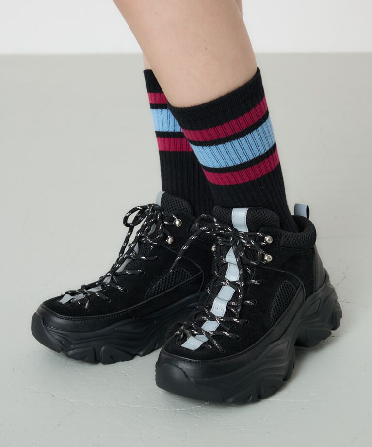 RODEO CROWNS「COLOR LACE HICUT SNEAKER」|スニーカー|