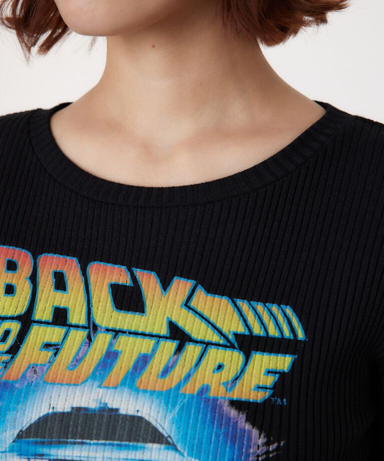 RODEO CROWNS「(BACK TO THE FUTURE)リブトップス」|Tシャツ・カットソー|