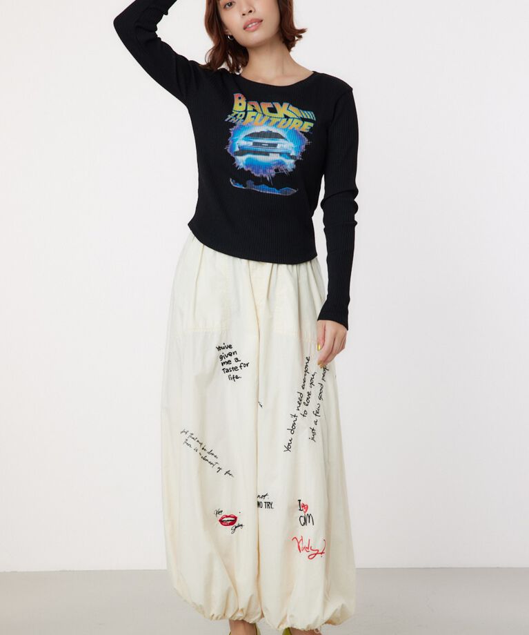 RODEO CROWNS「(BACK TO THE FUTURE)リブトップス」|Tシャツ・カットソー|