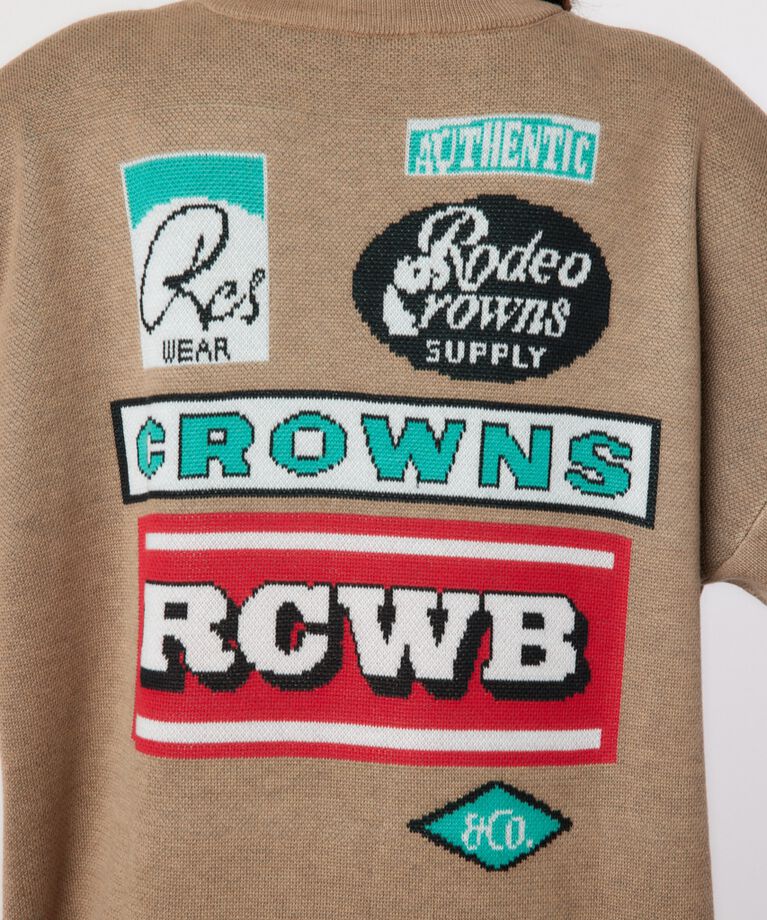 RODEO CROWNS「SIGNS ダブルジャガードニットワンピース」|ワンピース|