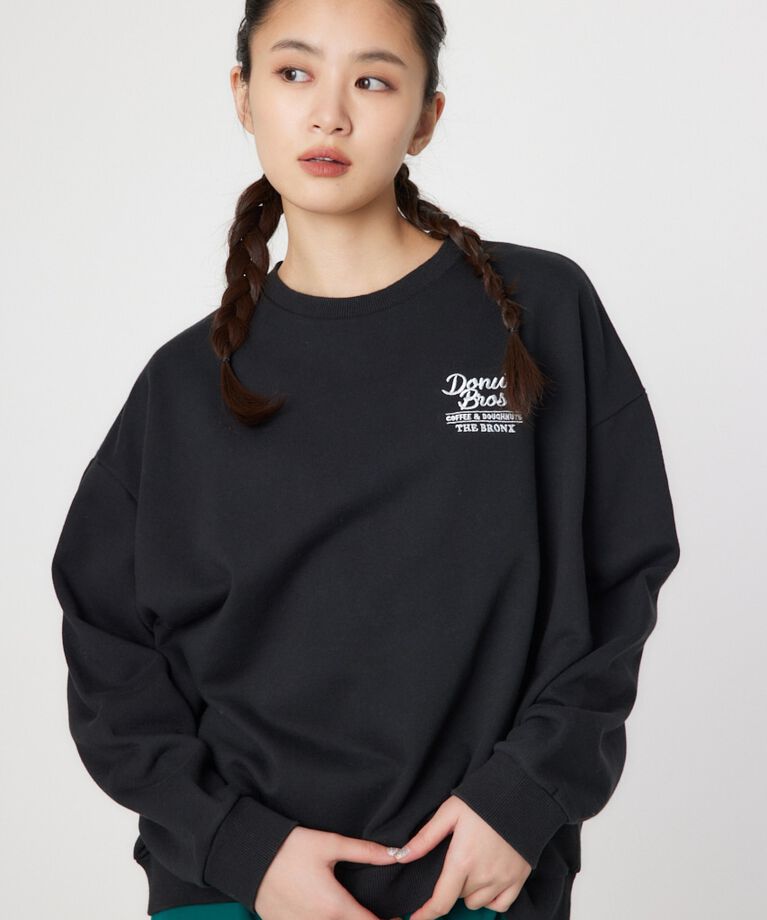 RODEO CROWNS「Donut Brosスウェットトップス」|パーカー|BLK
